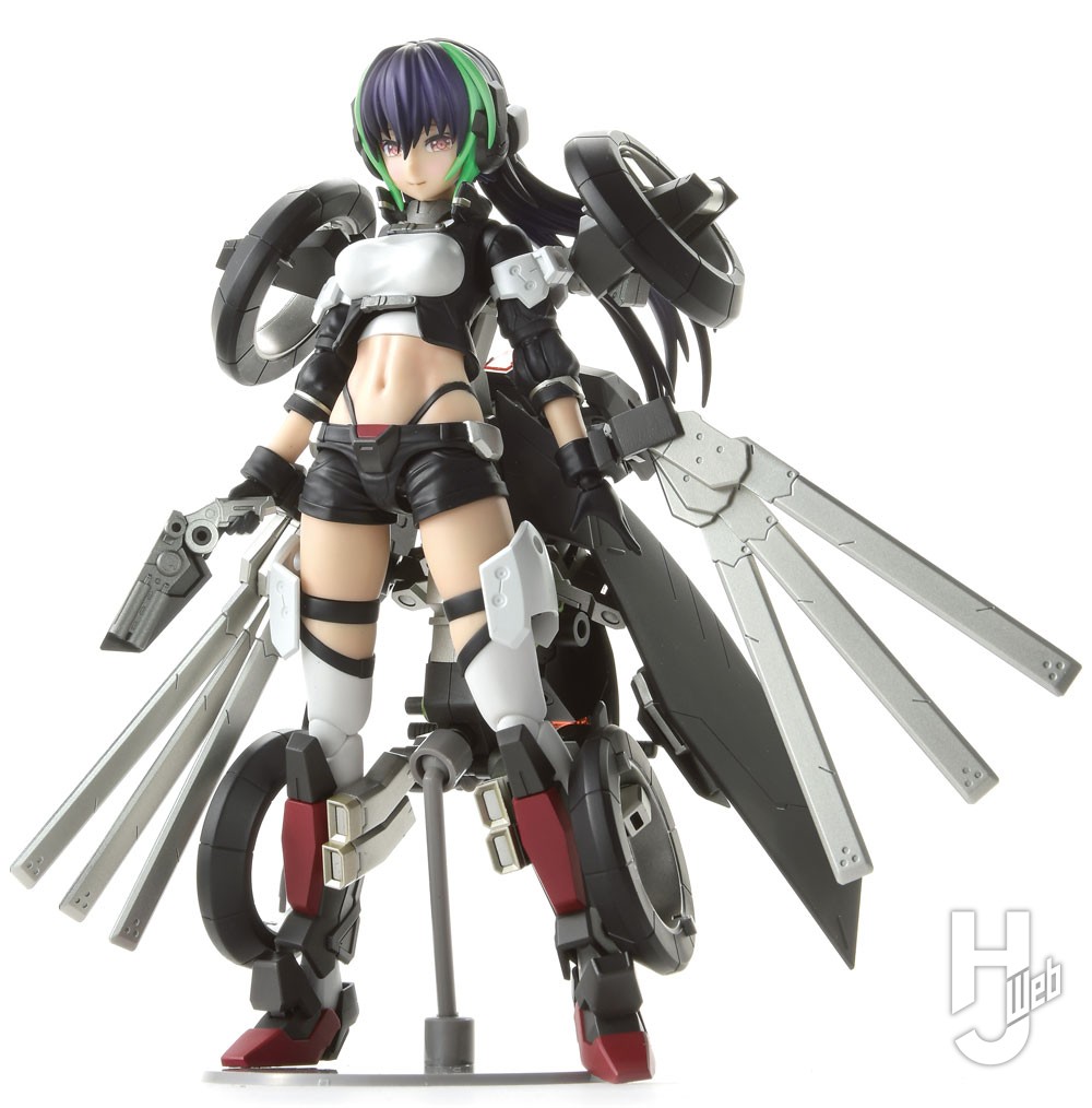 バイク型FAガール「ウィルバーナイン」をカラーアレンジでサイバー