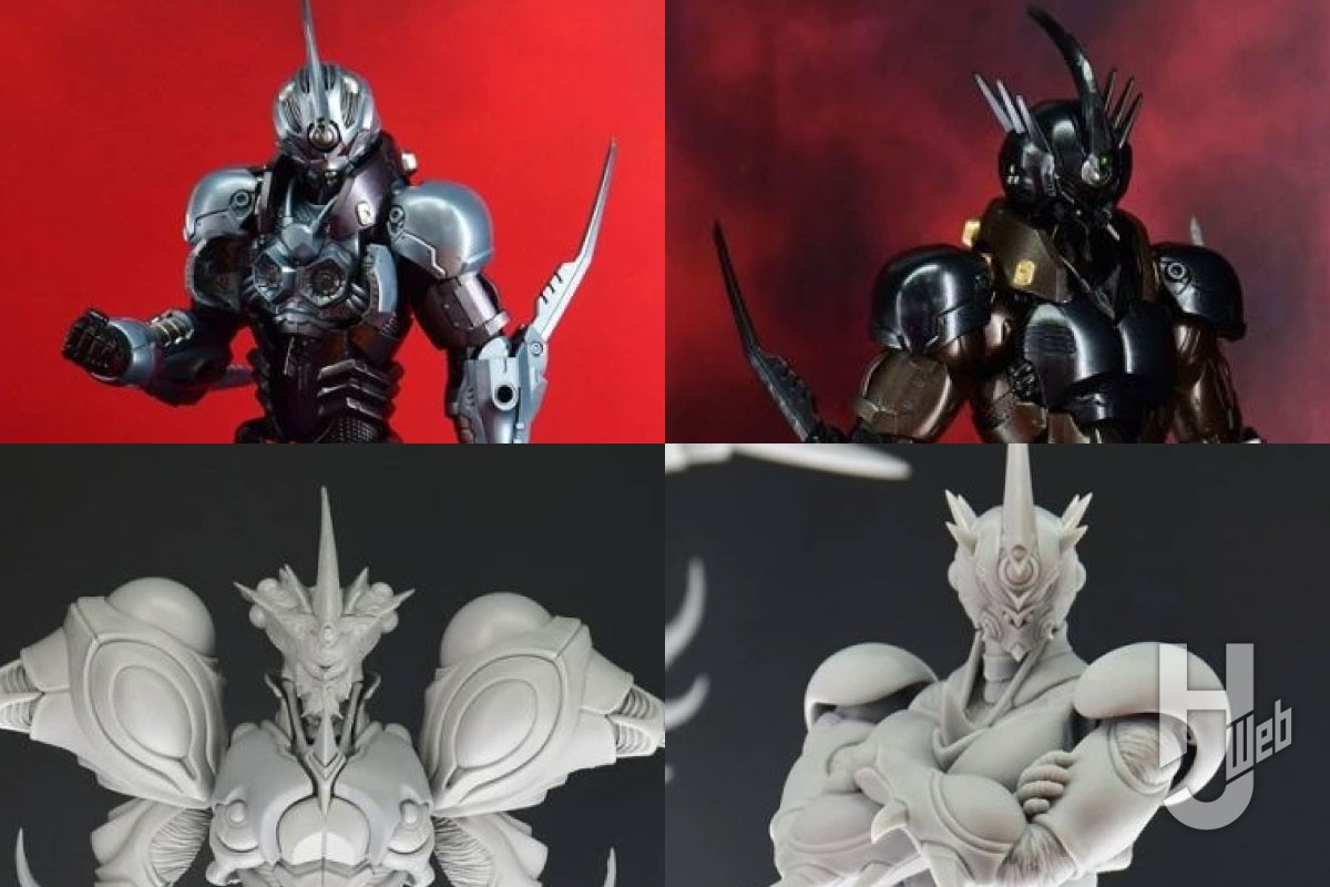 ティタノマキア「ゲイルハウンド・ガイバー」01、03の彩色やfigma