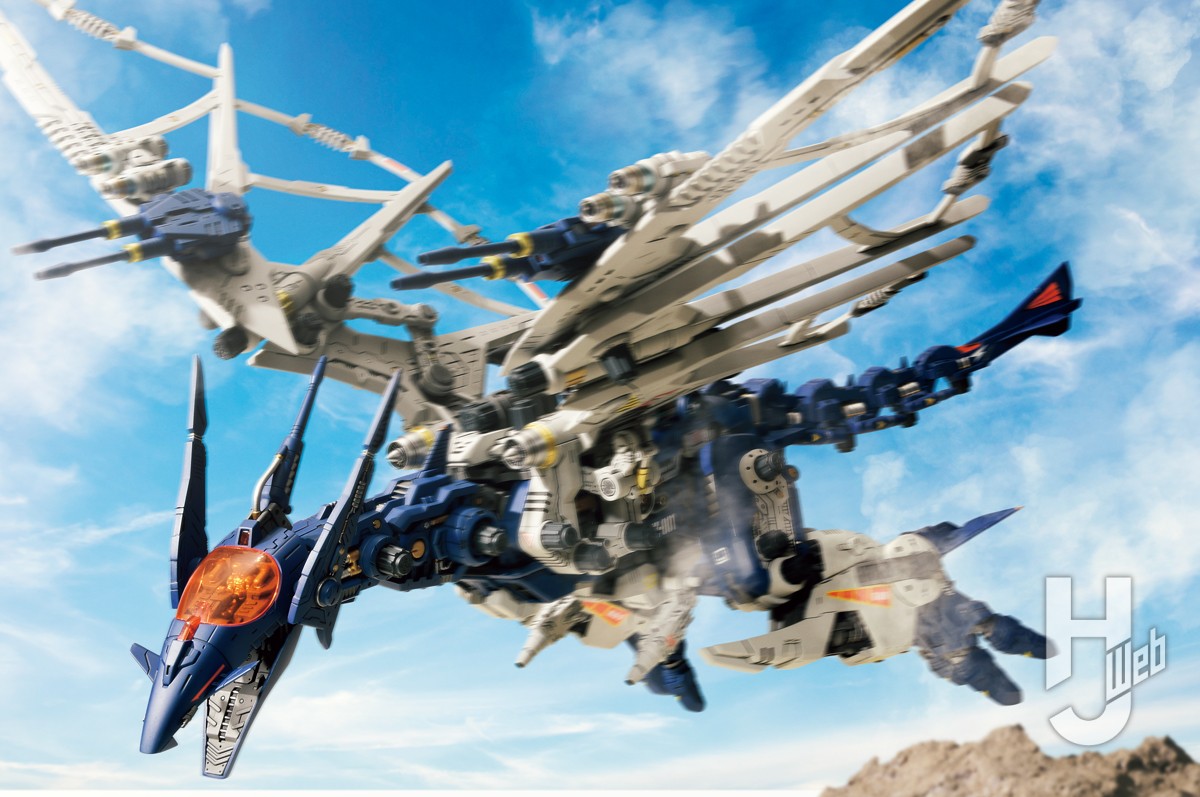 大型空戦ゾイド「サラマンダー」がHMMで登場！ 細部ディテールの塗り