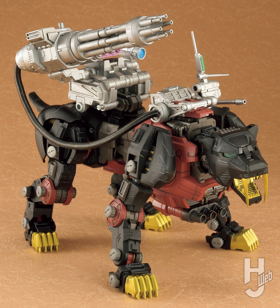 帝国ゾイドおなじみの「セイバータイガー」がシュバルツ専用機体で