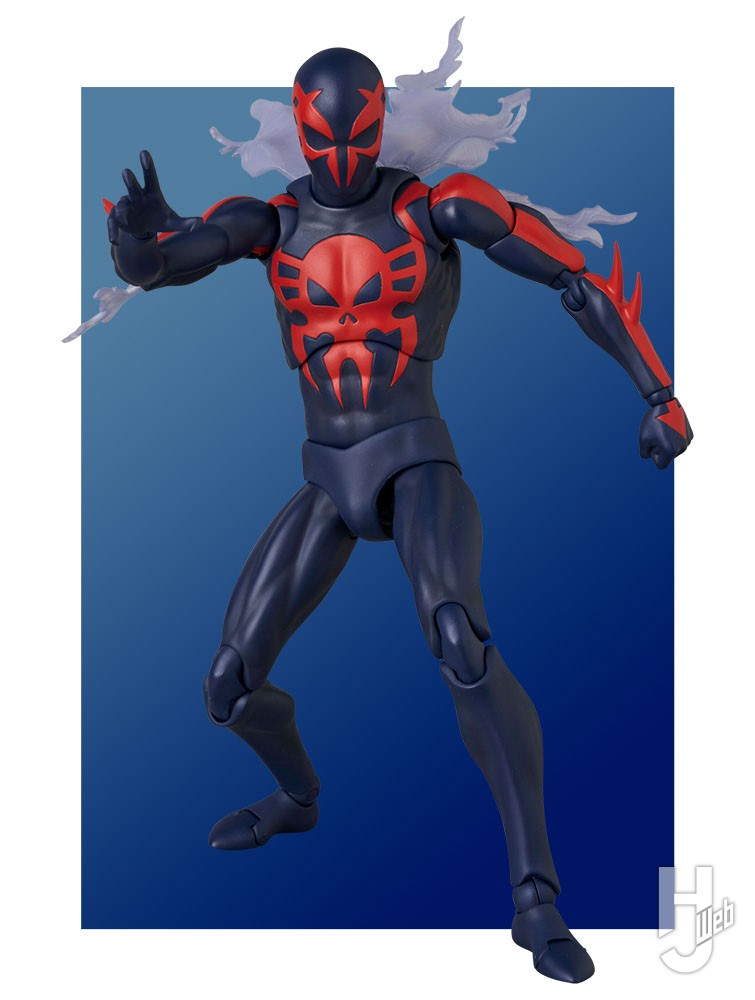 コミック版の「スパイダーマン2099」が可動フィギュアに