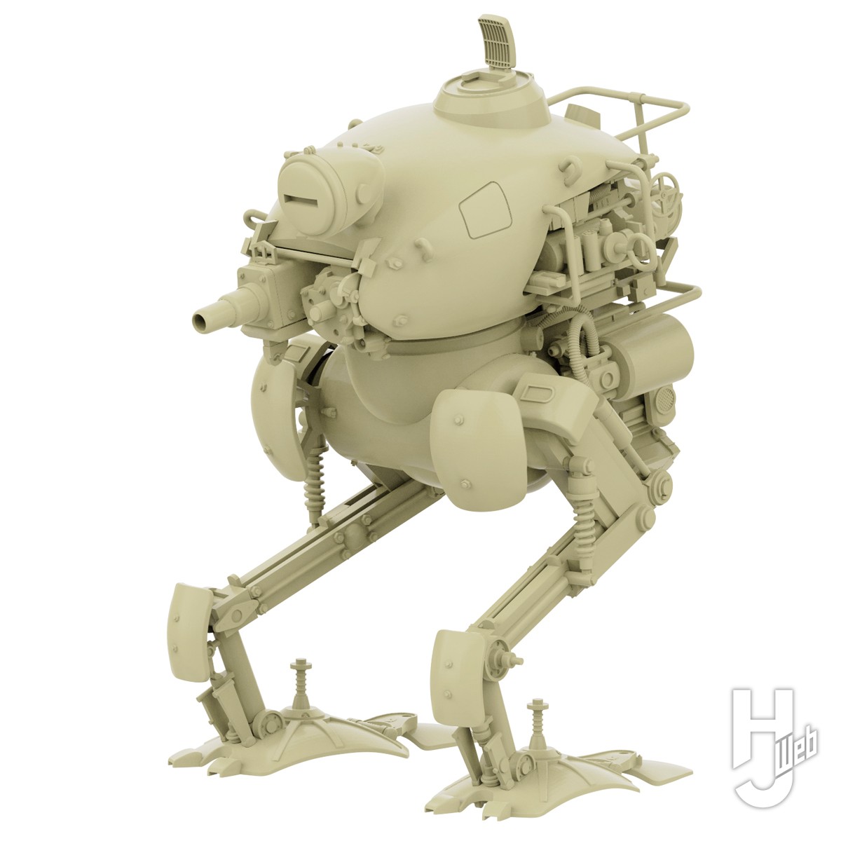 ARTPLA 1/35「パックレーテ」は砲身の長／短が選択式の2個セットかつ