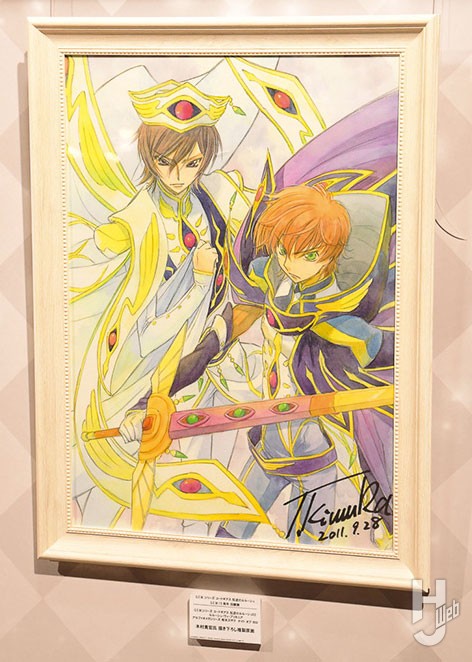 木村貴宏氏によるコードギアス10周年記念イラストを基に、「ゼロ」の