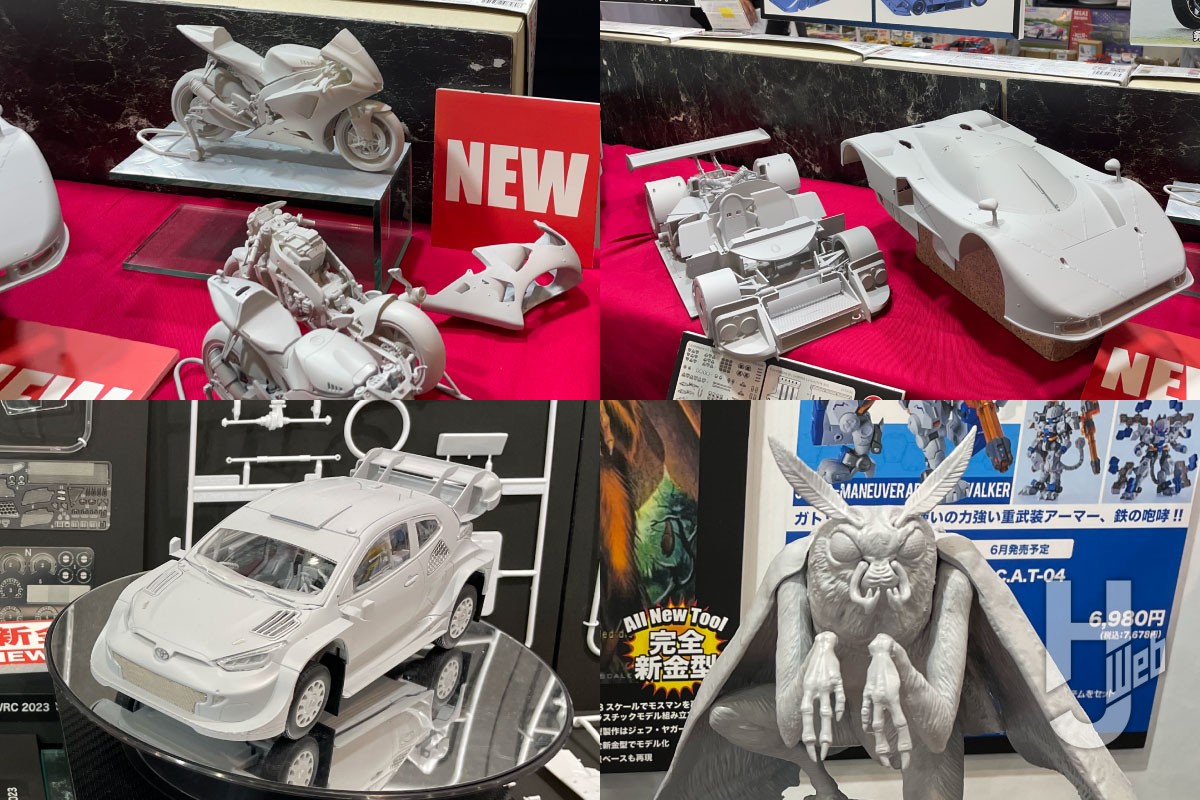 プラッツ「1/12 MAZDA 787B」「1/12 ヤマハYZR-M 2007」が開発進行中