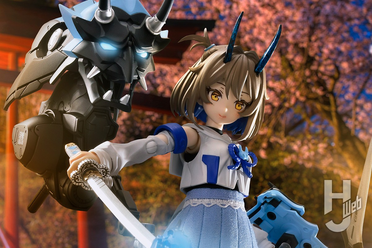 大正浪漫の鬼娘”爆誕!! 30MS「ソウレイ」を大正浪漫風にカスタマイズ