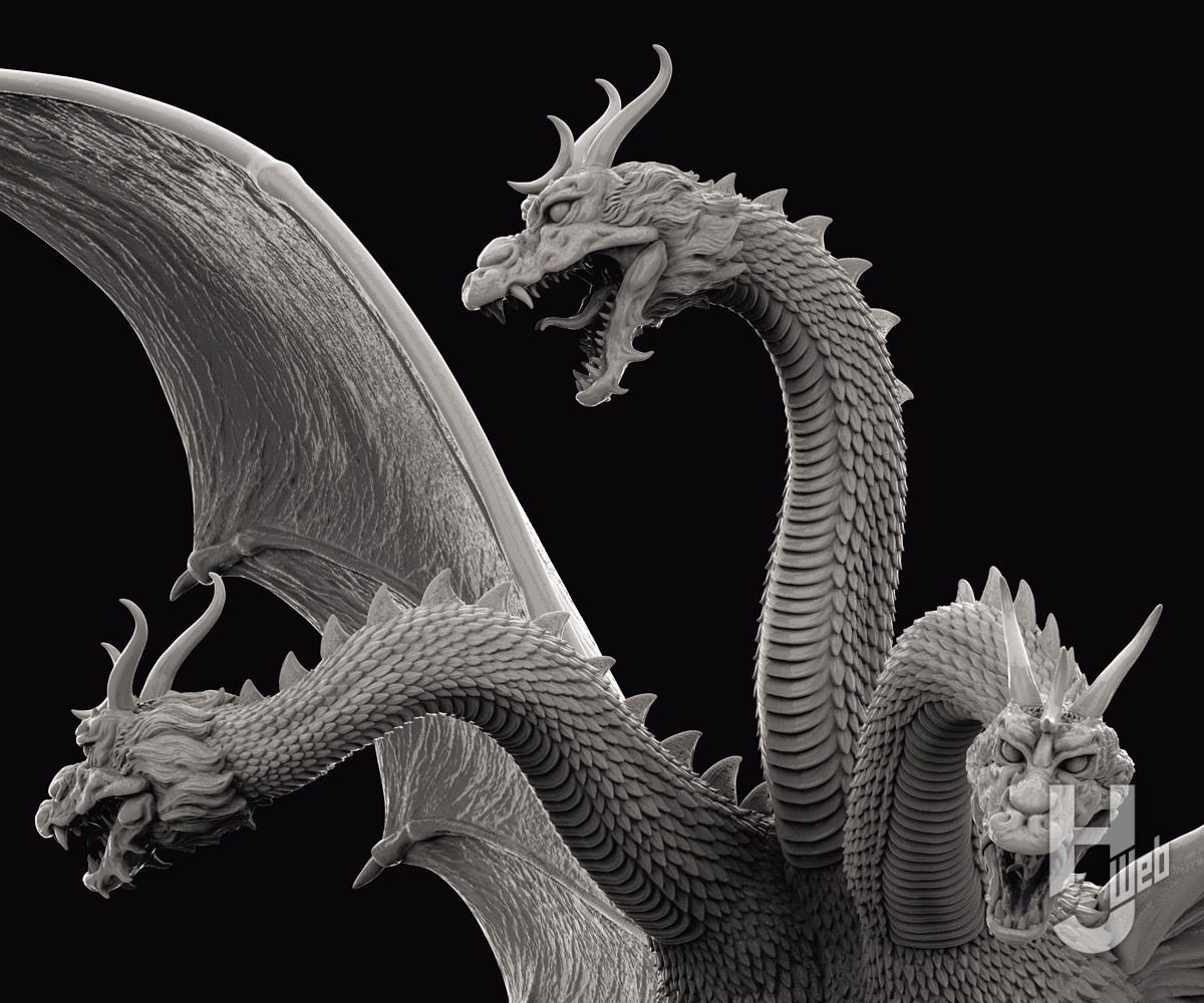 宇宙超怪獣キングギドラ」プラモが発売決定！海洋堂ARTPLAの怪獣造形