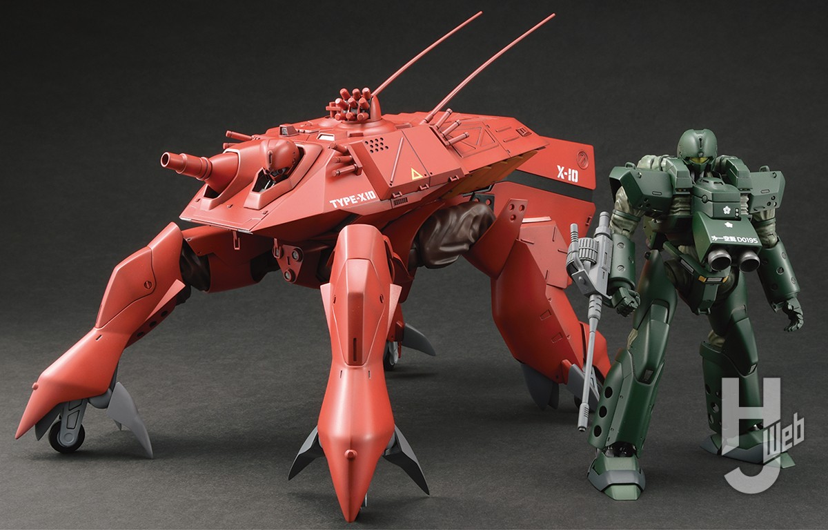 全長24cm！新作MODEROID『パトレイバー』の「HAL-X10」を丁寧に