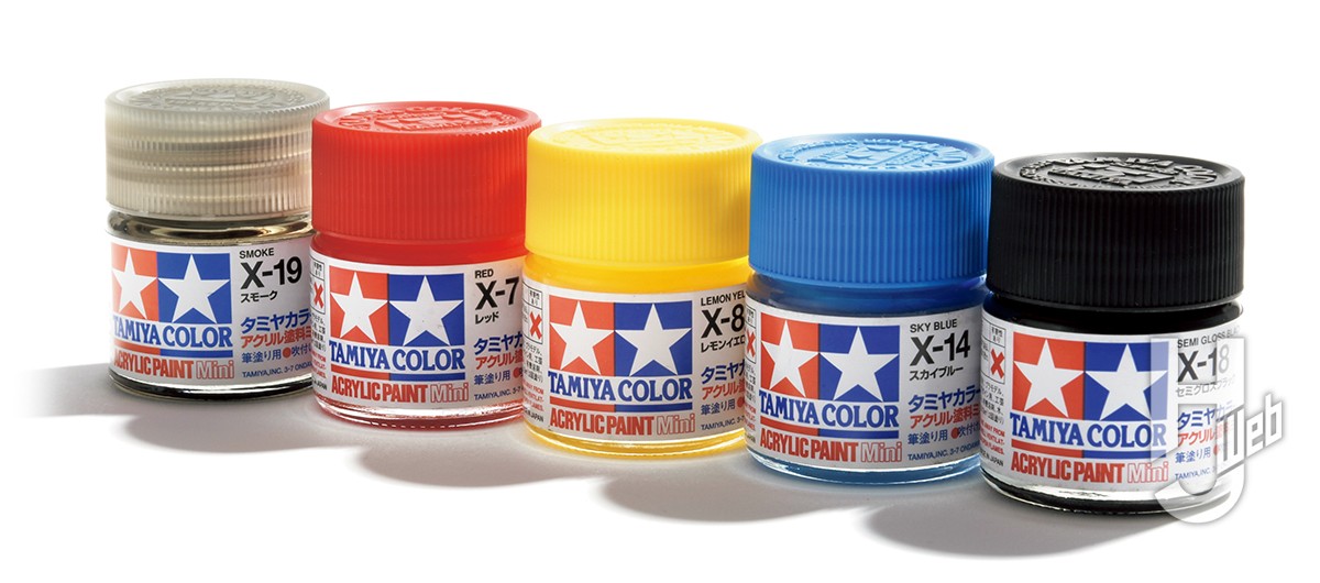 水性ホビーカラー、タミヤカラーアクリル、「水溶性アクリル塗料」の