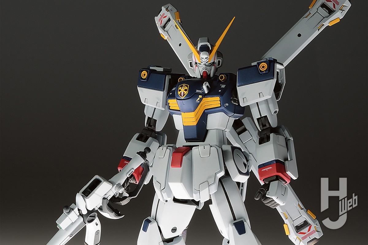 MGクロスボーン・ガンダムX1にMGガンダムF91 Ver.2.0のパーツを使用し