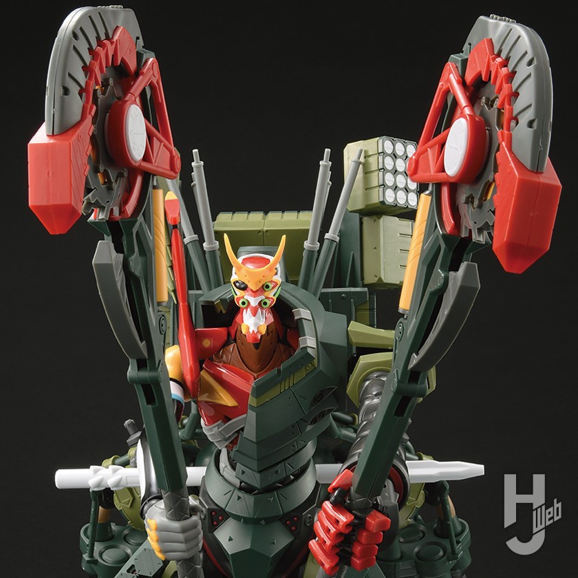 巨大キット「エヴァンゲリオン新2号機α」が全武装付属でプラキット化