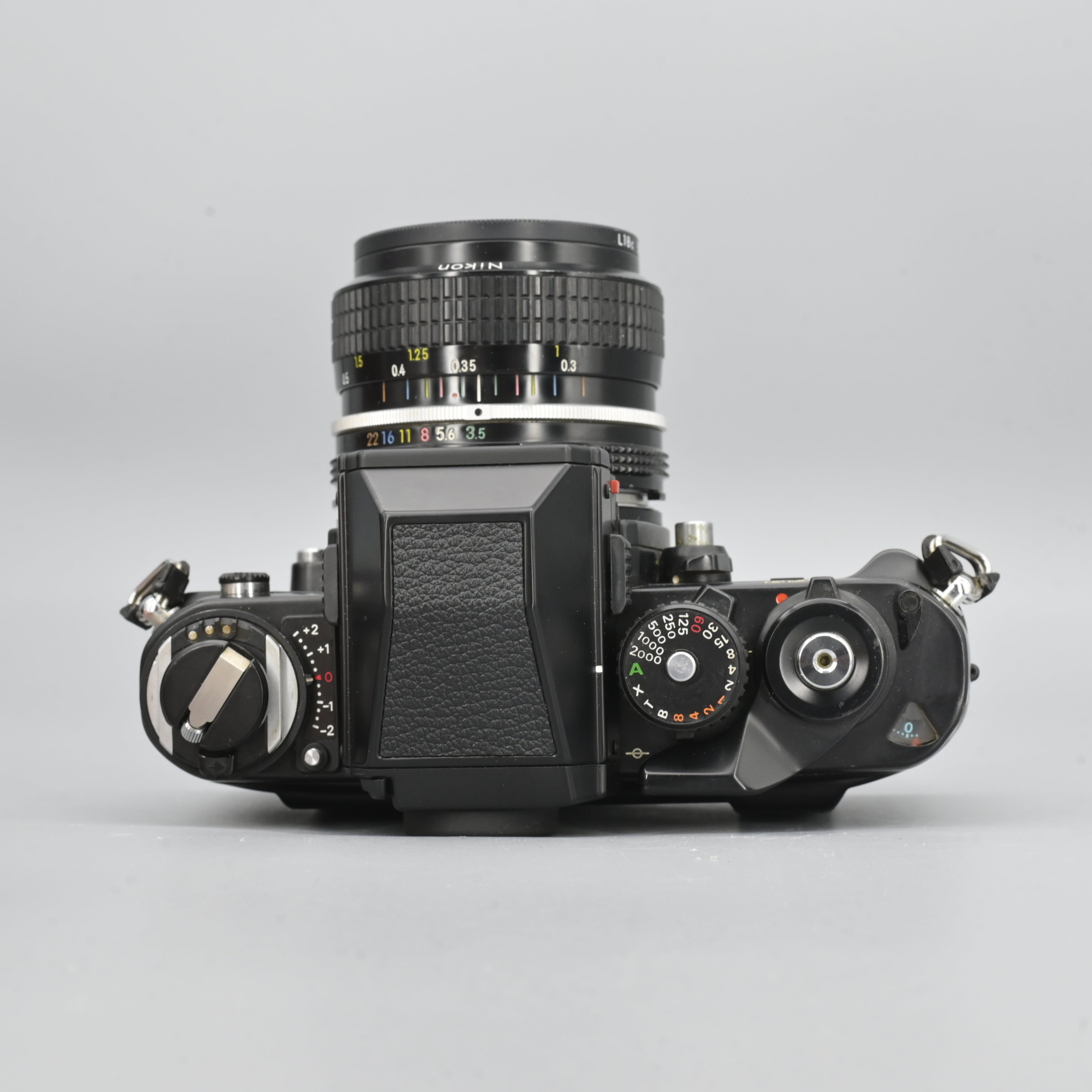 Nikon F3 + Nikkor Ai 28mm F3.5 Lens + MF-14 Date Back + Leather