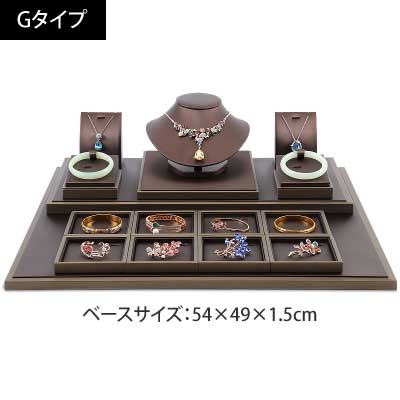 卓上アクセサリーディスプレイセット 収納と展示に便利なアパレル什器
