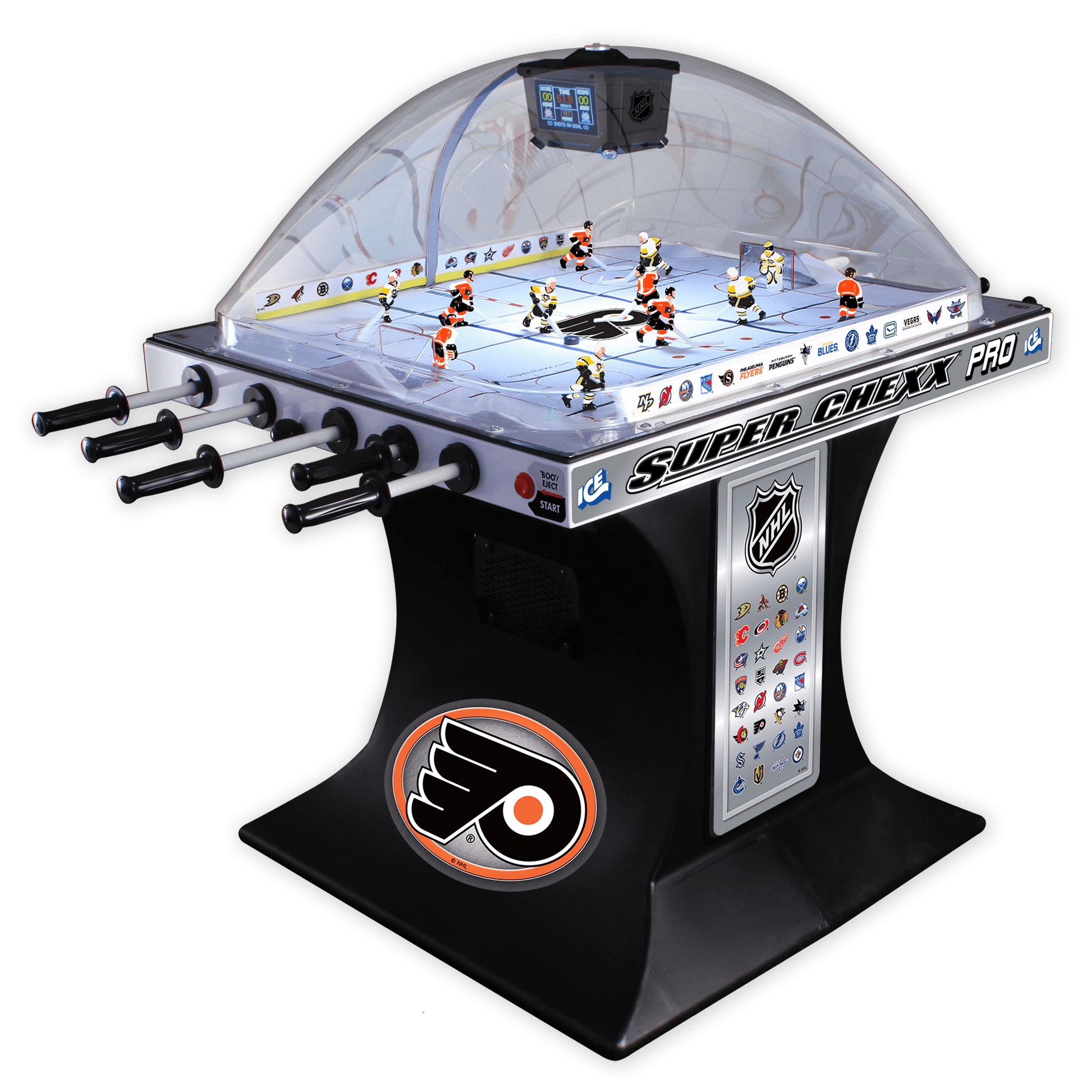 Philadelphia Flyers NHL Super Chexx Pro Bubble Hockey – Home