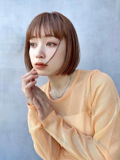 あごラインぷつっとボブ ｜ 青山・表参道の美容室 MINX aoyamaのヘア
