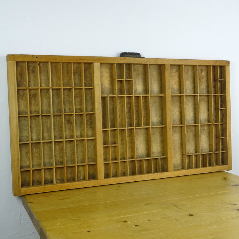 ヴィンテージ アンティークHAMILTONプリンタートレイ40ディスプレイ