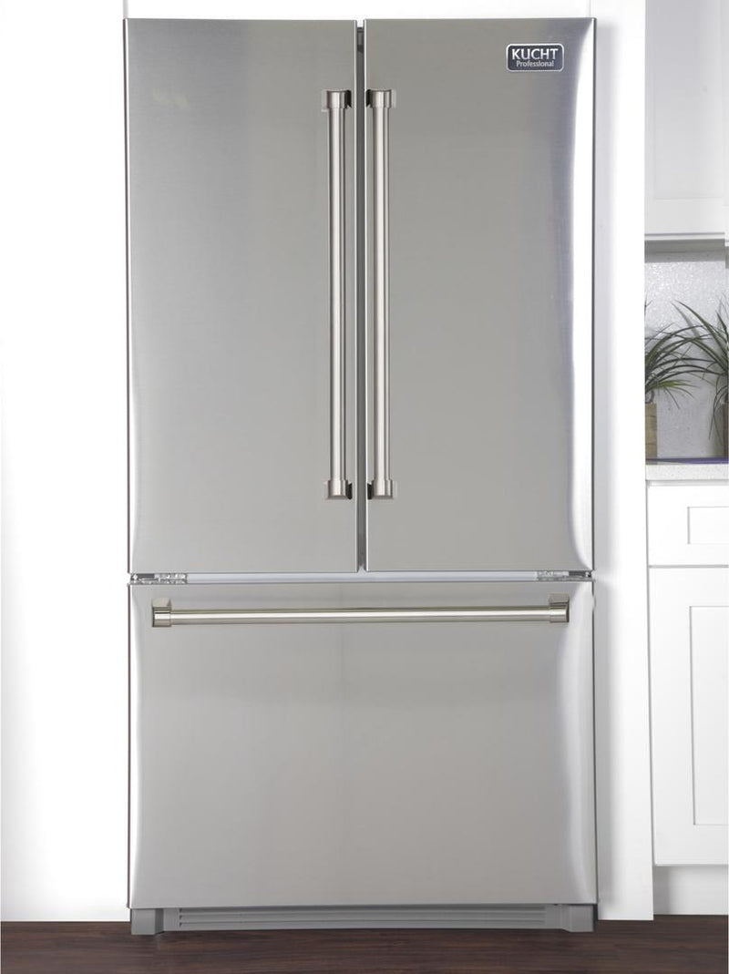 Kucht 36-Inch French Door Refrigerator in Stainless Steel - 26.1 cu. f