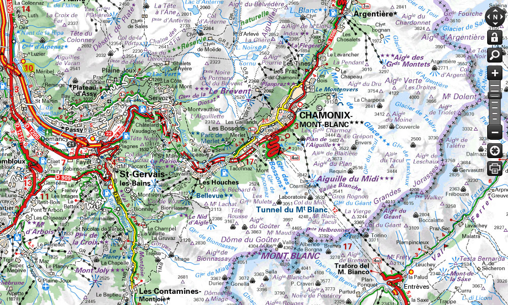 フランスの道路地図帳－ミシュラン社: 地図と鉄道のブログ
