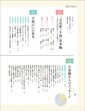星ひとみの はじめてでもすぐわかる！天星手相術 手のひらに現れる