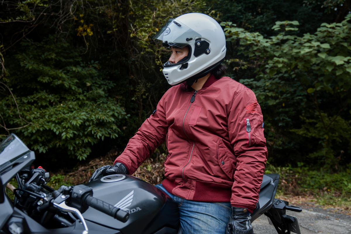 一見カジュアルだけどバイク用！お洒落とプロテクション、防寒性を両立