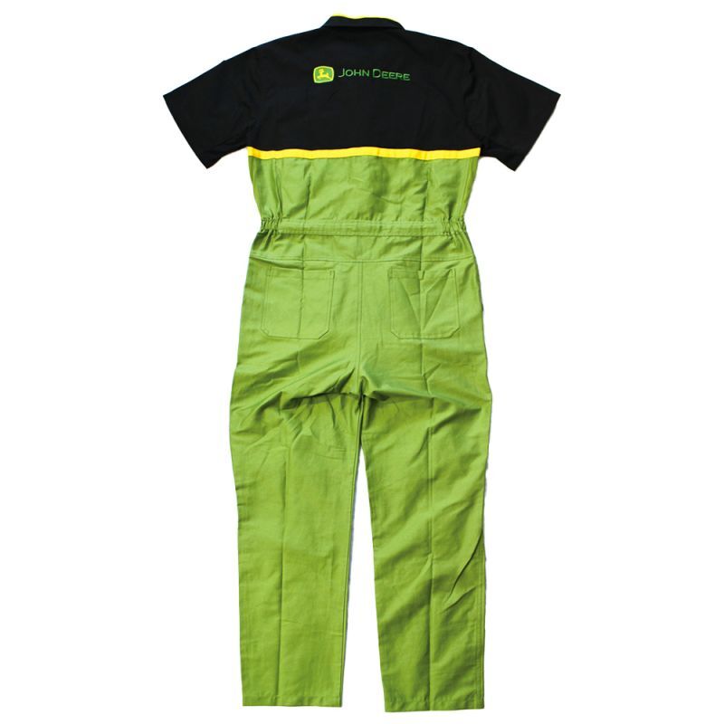 JOHN DEERE オーバーオール グリーン/イエロー L L 防寒つなぎ JOHN