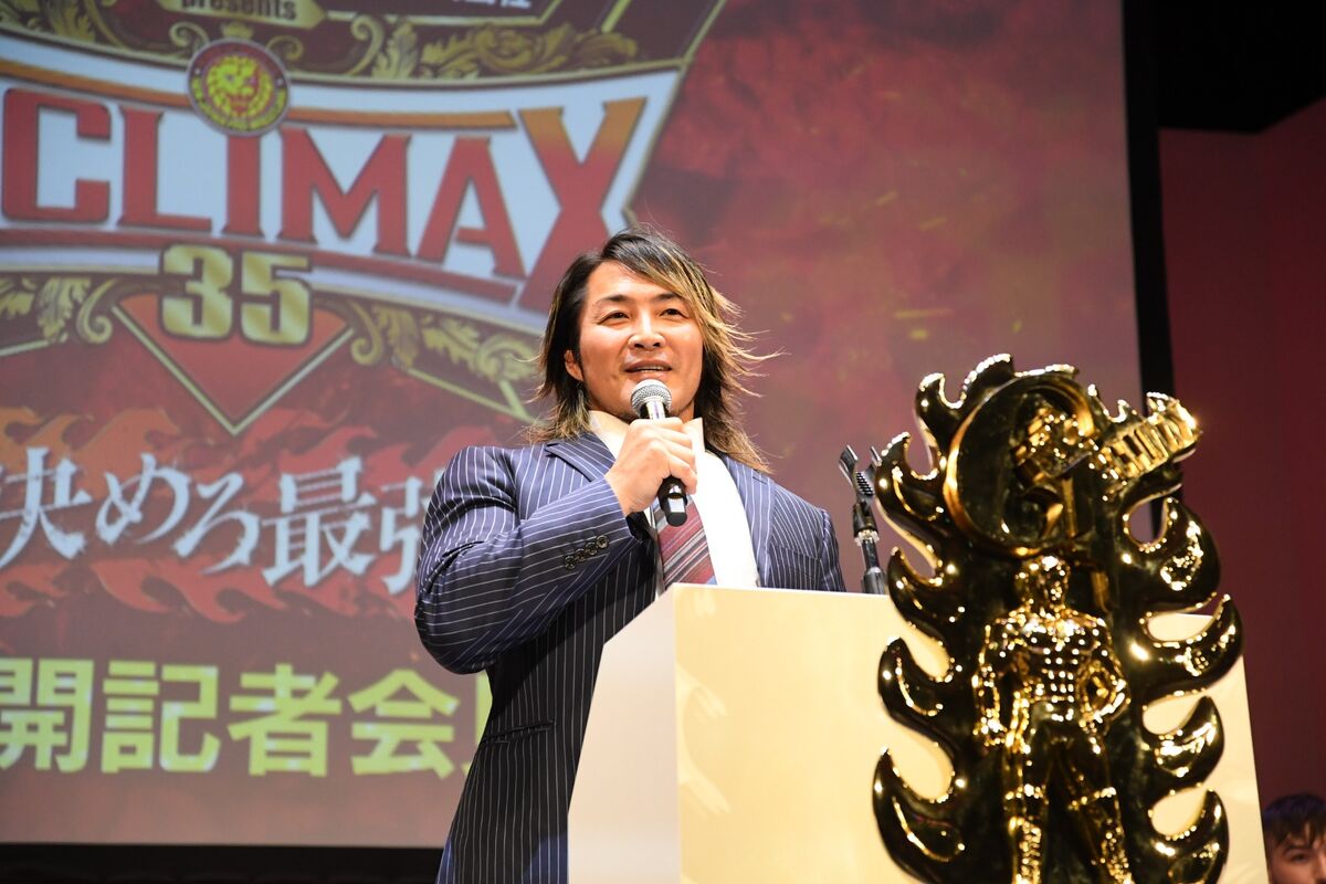 棚橋弘至、最後の「G1」で優勝を宣言「ちょっくら優勝してきます