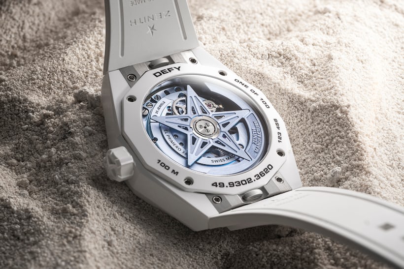 ゼニス×Time+Tideによるデファイ スカイライン スケルトン “ホワイト