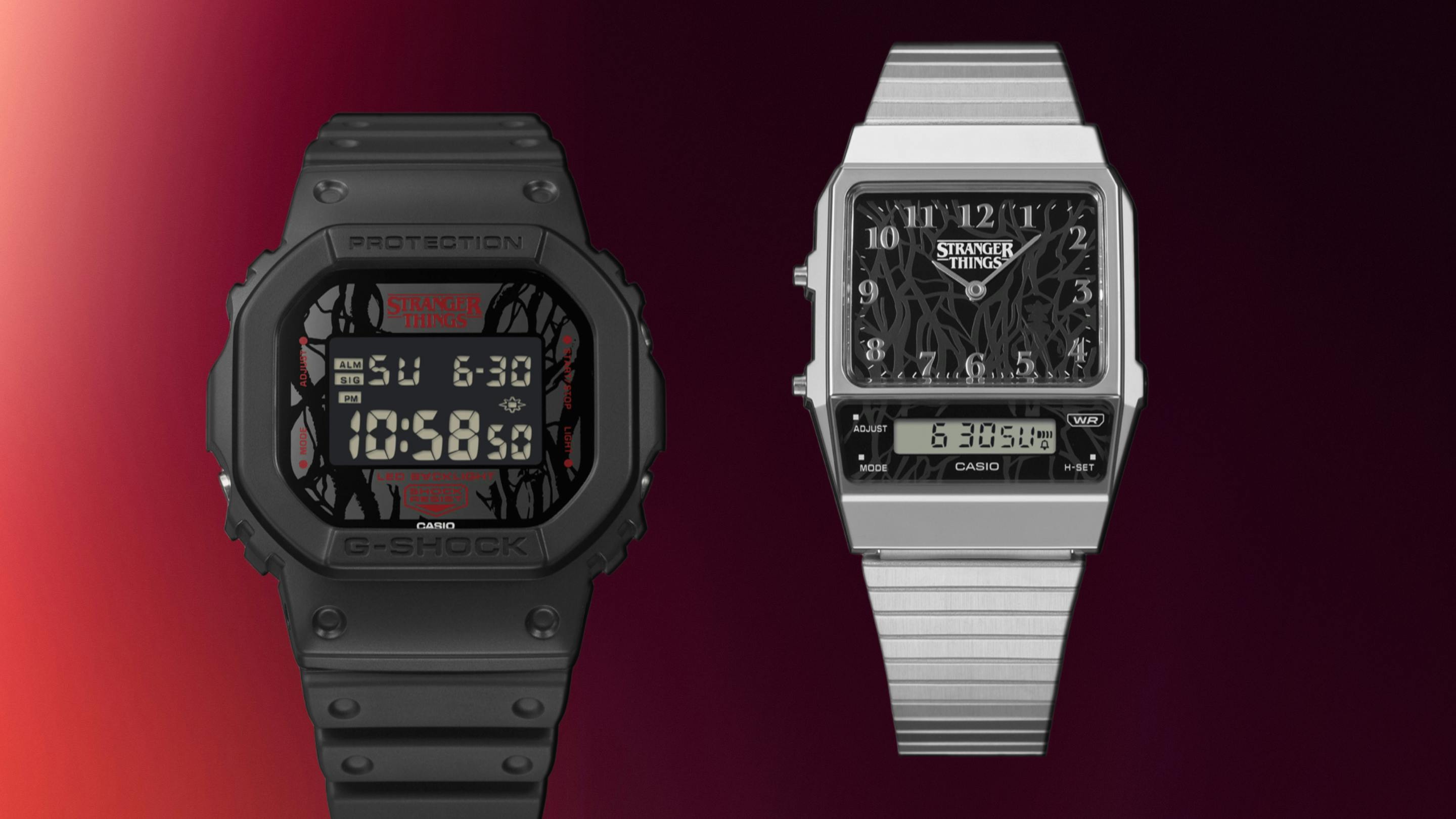 G-SHOCKとカシオ クラシックから『ストレンジャー・シングス 未知の