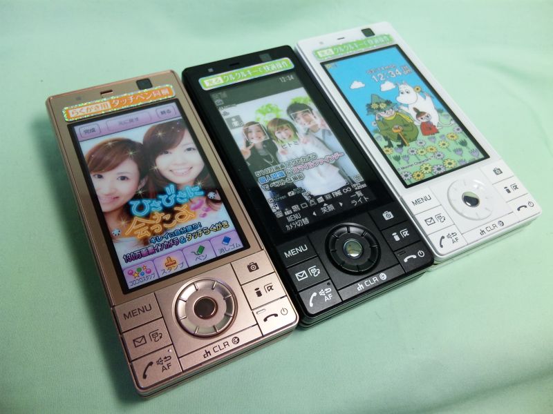 NTTドコモ F－05C モックアップ 3色セット - モックセンター