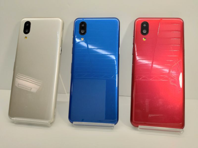 ソフトバンク A201SH シンプルスマホ6 モックアップ 3色セット