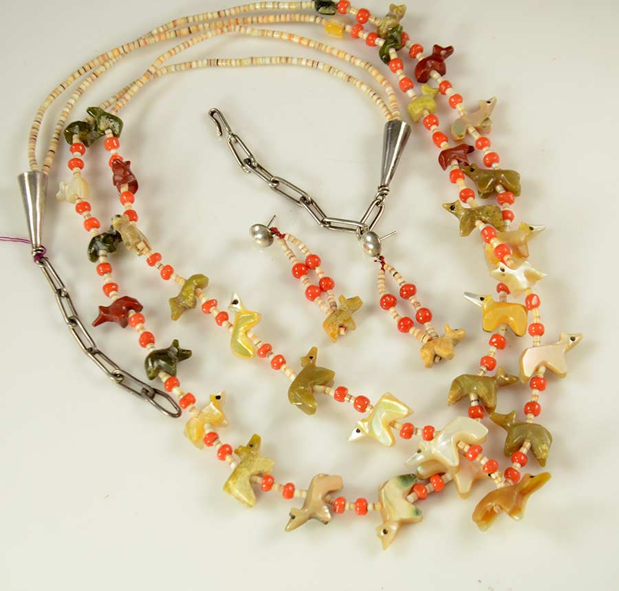 Andrew Emerson Quam Zuni Fetish Necklace - Hoel's, Sedona AZ