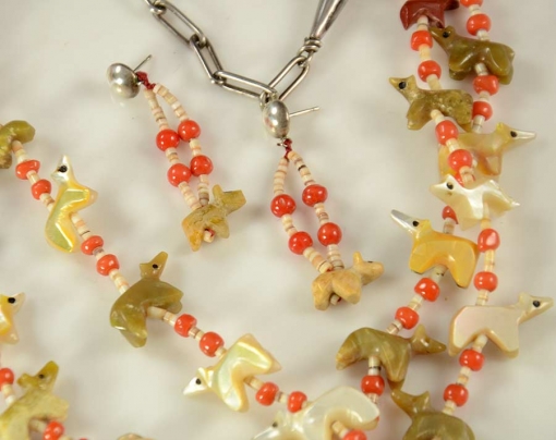 Andrew Emerson Quam Zuni Fetish Necklace - Hoel's, Sedona AZ