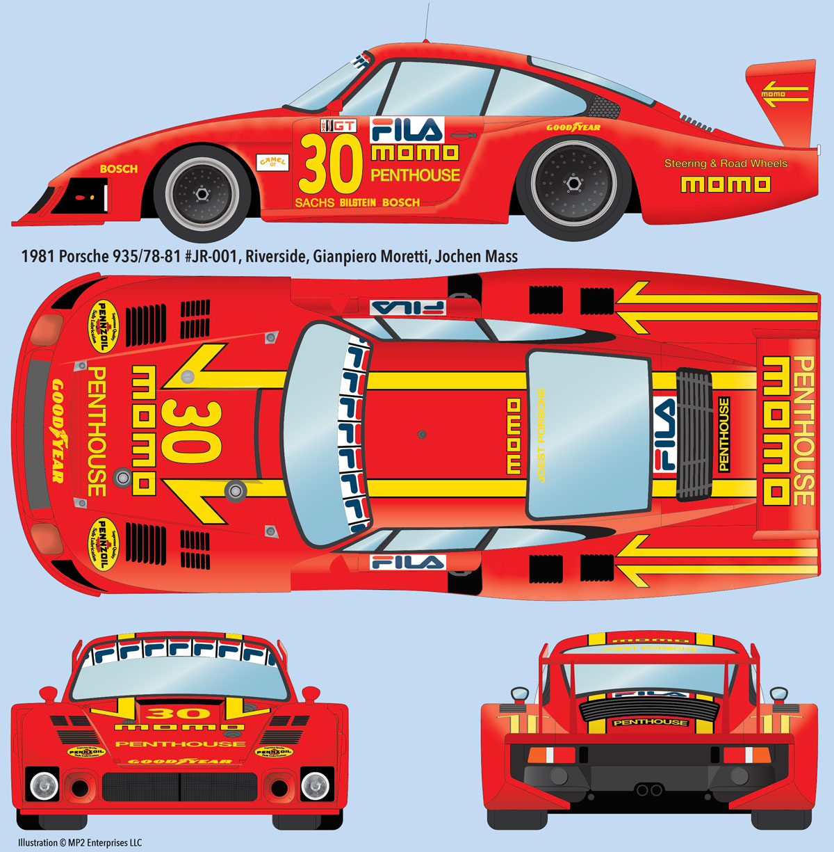 1981 IMSA MOMO Porsche 935 “Moby Dick” Resin Conversion for 1/24