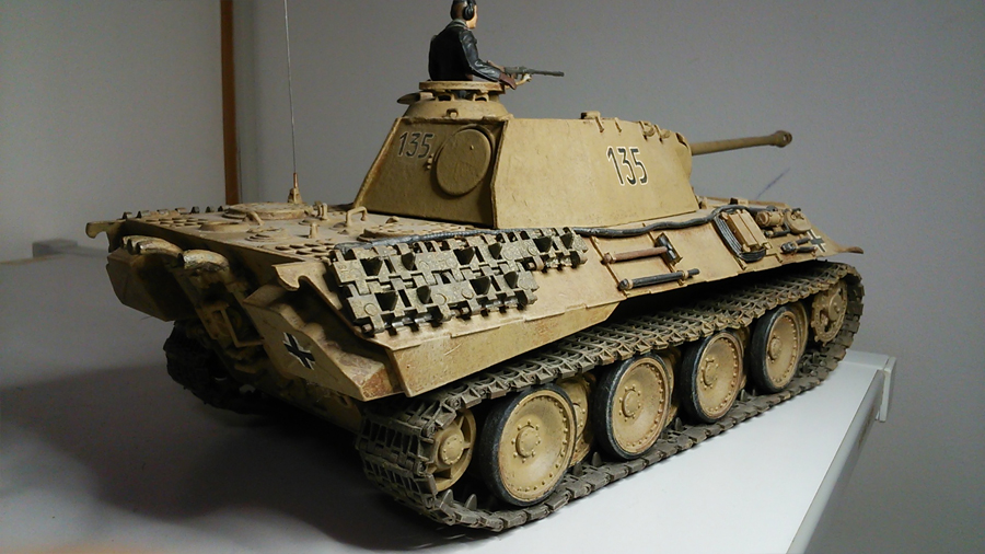 タミヤ：1/25戦車シリーズ「ドイツ陸軍Ⅴ号中戦車 パンサーA型」