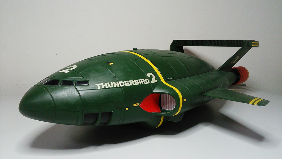 バンダイ：DX「サンダーバード2号」（1992年製造の完成品による製品の