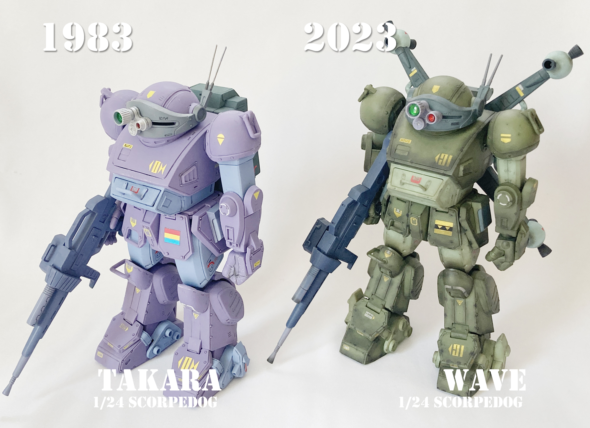 タカラSAK 1/24 装甲騎兵ボトムズ スコープドッグ組立てレビュー