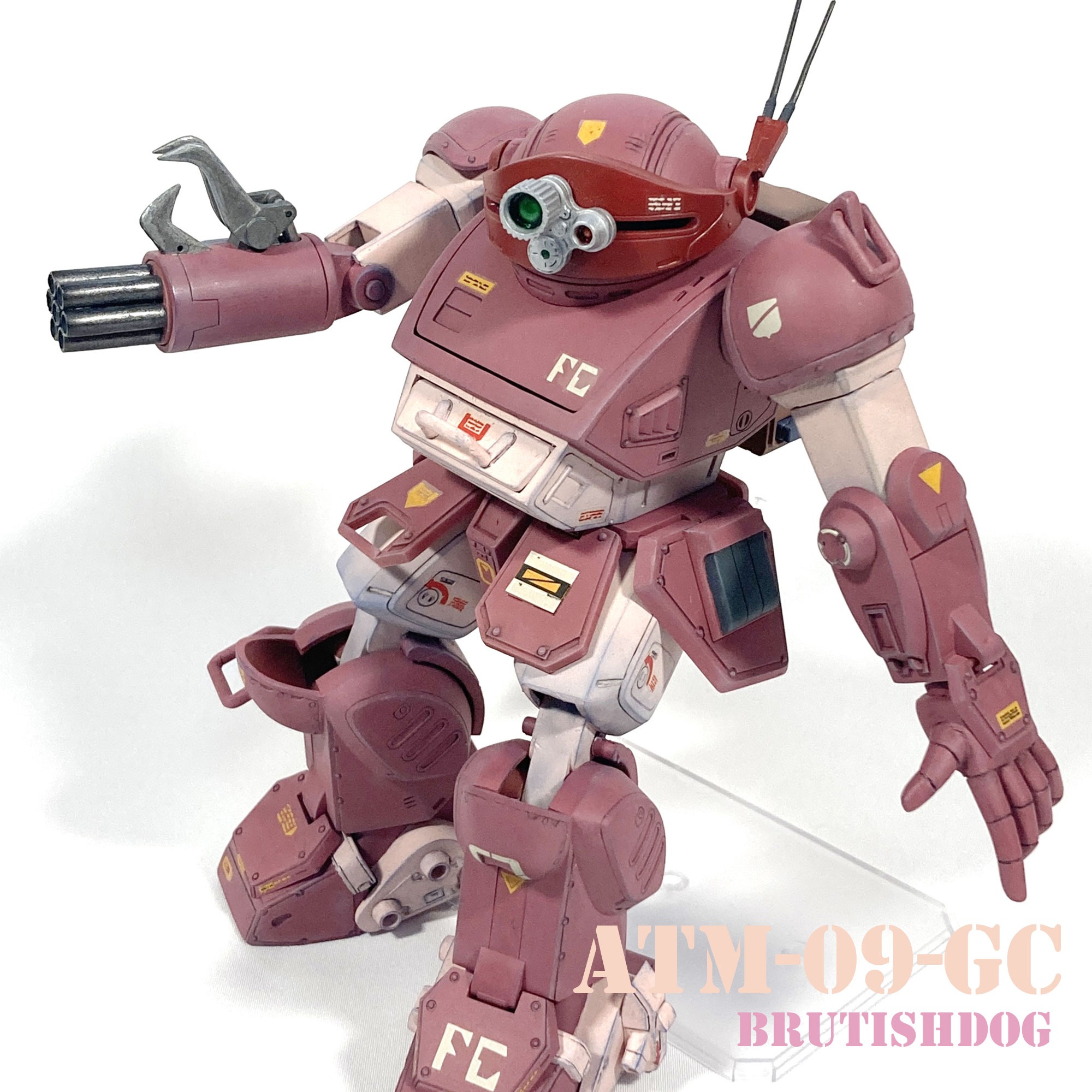 タカラSAK 1/24 装甲騎兵ボトムズ ブルーティッシュドッグ組立て