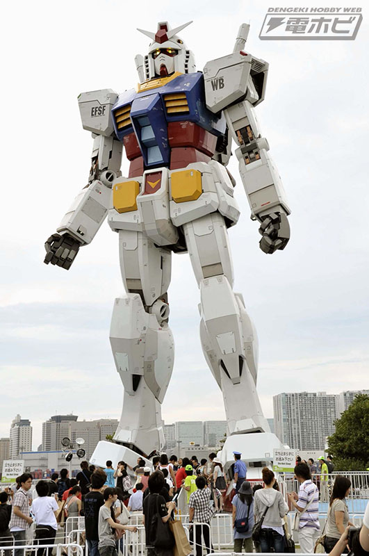 お台場の「実物大ガンダム立像」の撤去が決定！「ガンダムフロント東京
