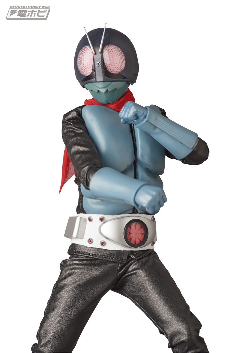 仮面ライダー旧1号リペイント完成品(検索 ビリケン メディコム 1/1