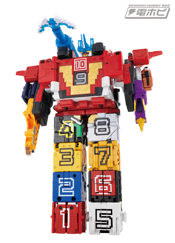 ジュウオウジャーロボの究極形態「ワイルドトウサイドデカキング」の姿