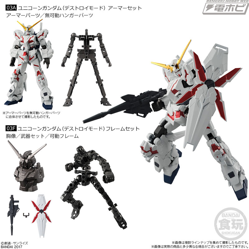 新食玩シリーズ「機動戦士ガンダム Gフレーム」始動!!「ユニコーン