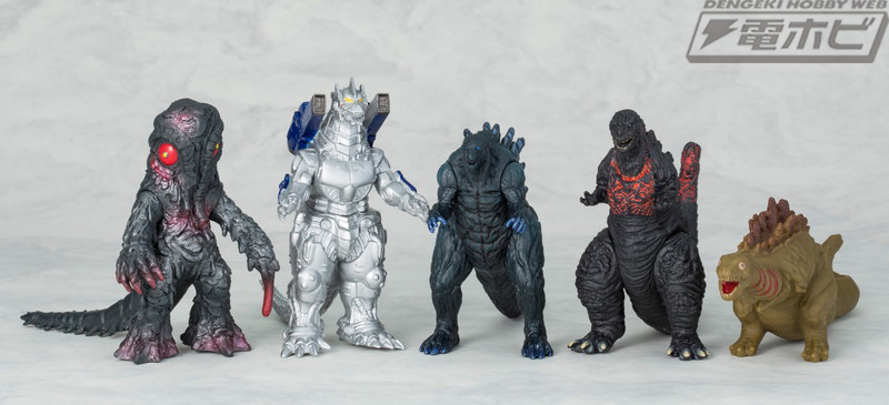伝説の食玩ソフビ人形シリーズが帰ってきた！フォトジェニックなゴジラ