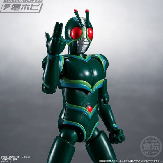 食玩「SHODO仮面ライダーVS」に仮面ライダーシンとJが登場！ショッカー