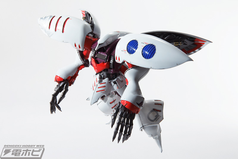 ガンプラ「MG キュベレイ」の美しさと禍々しさを両立させた新たな姿を