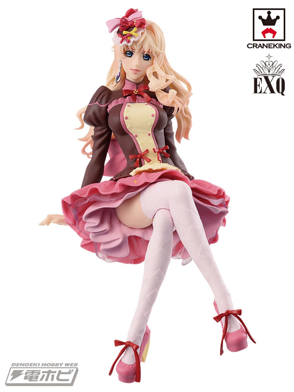 オシャレマクロス」用イラストをフィギュア化！優雅に腰かけるポーズで