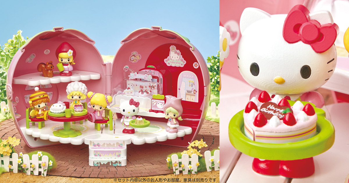 キティちゃんが店員さんに！「こえだちゃん ハローキティ いちごの