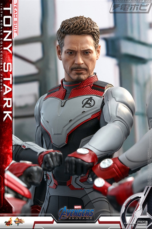 映画『アベンジャーズ／エンドゲーム』チームスーツ姿のトニー