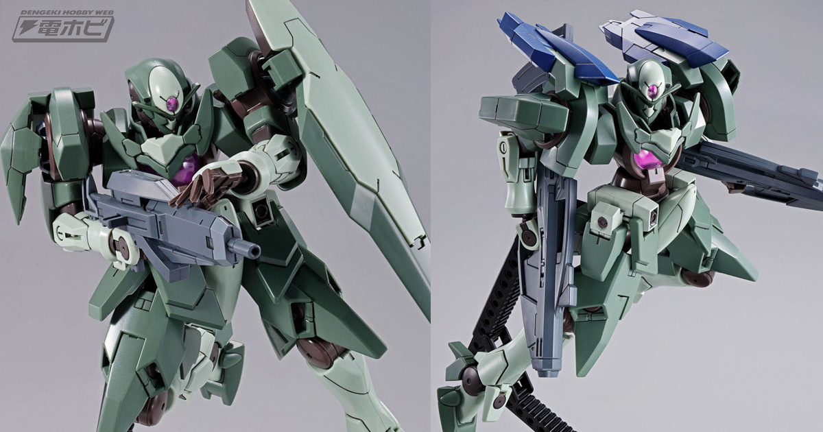 特徴的な機体色を成形色で再現！『ガンダム00』のガンプラ「HG
