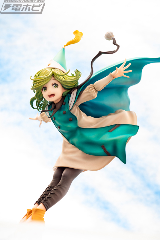 単行本第1巻の表紙を躍動感あふれる姿で立体化！『とんがり帽子の