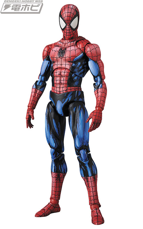 COMIC PAINT」版のスパイダーマンがアクションフィギュア「MAFEX」にて