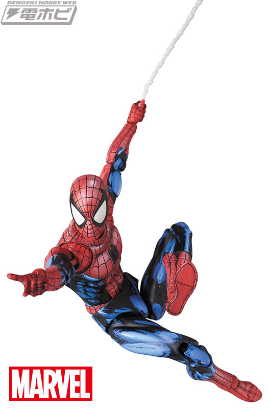 COMIC PAINT」版のスパイダーマンがアクションフィギュア「MAFEX」にて